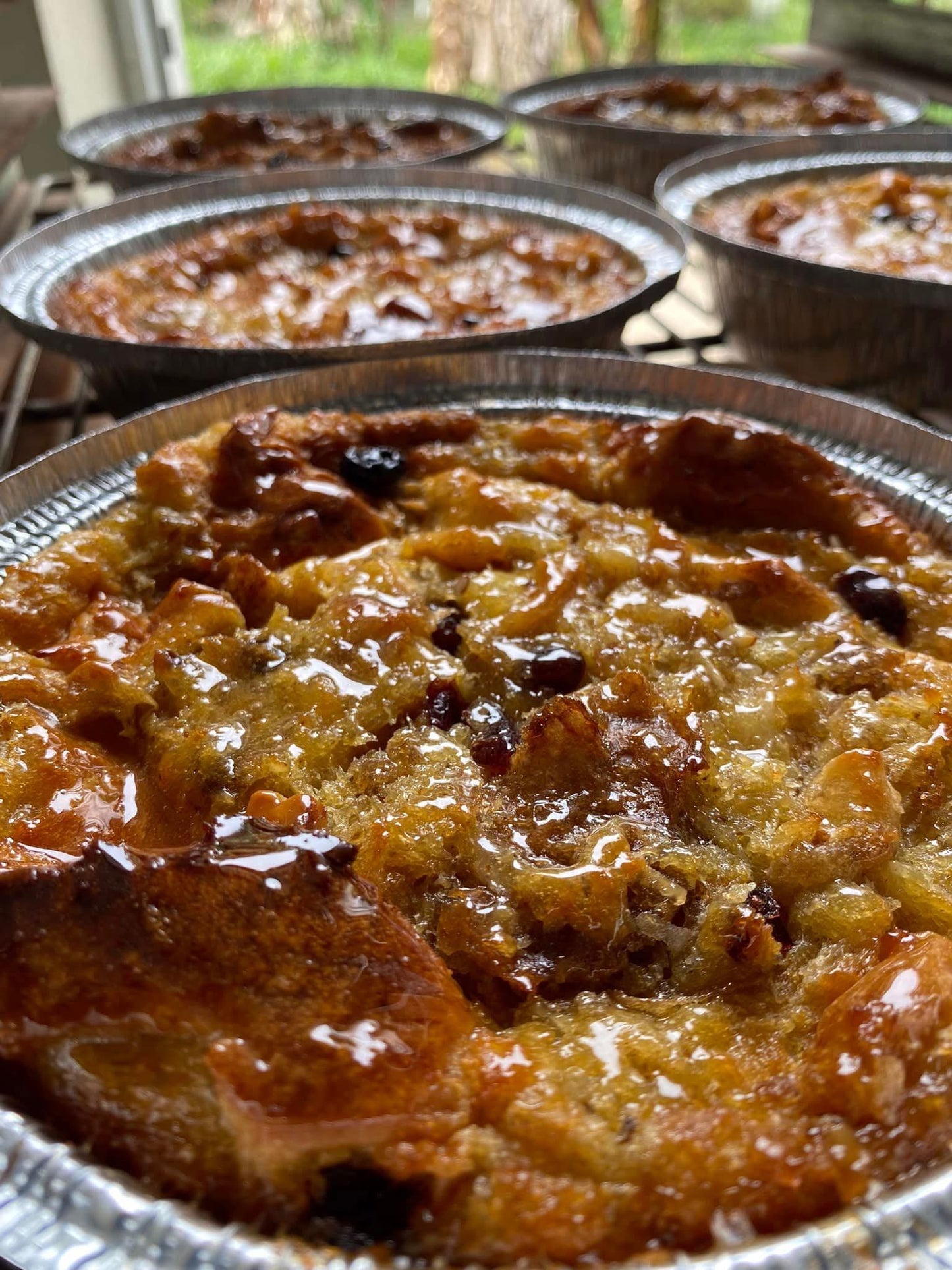 Budín de canela con nueces