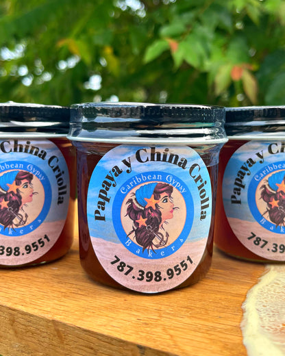 Mermelada de papaya y china criolla